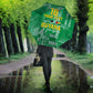 One Team One Game Guyana Football Custom Umbrella Pride Of Guyana Green Version