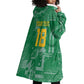 One Team One Game Guyana Football Custom Wearable Blanket Hoodie Pride Of Guyana Green Version - African Pride