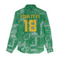One Team One Game Guyana Football Custom Women Casual Shirt Pride Of Guyana Green Version - African Pride
