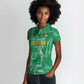 One Team One Game Guyana Football Custom Women Polo Shirt Pride Of Guyana Green Version - African Pride