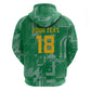 One Team One Game Guyana Football Custom Zip Hoodie Pride Of Guyana Green Version - African Pride