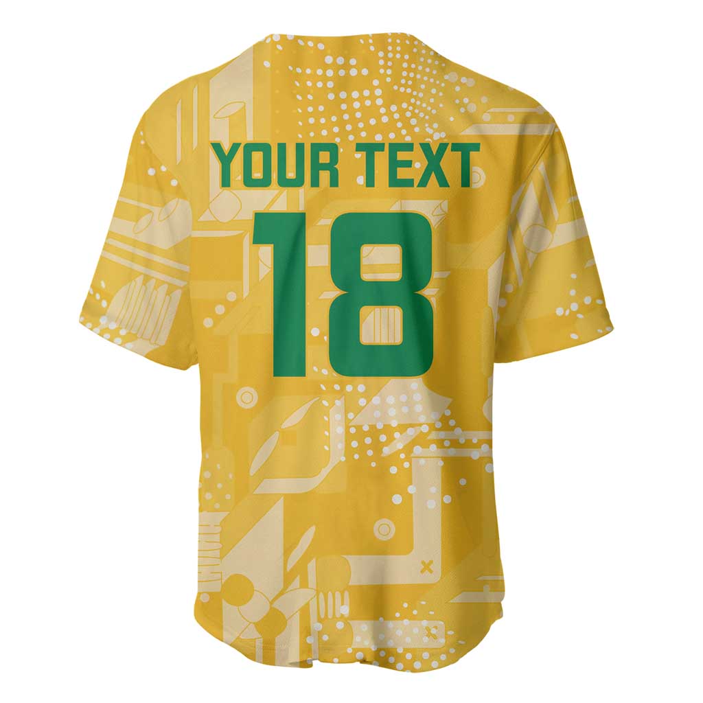 One Team One Game Guyana Football Custom Baseball Jersey Pride Of Guyana Green Version - African Pride