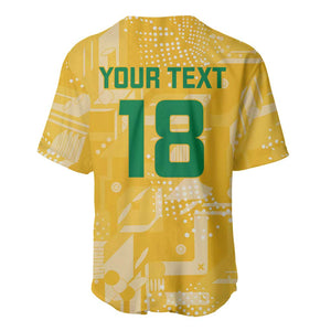 One Team One Game Guyana Football Custom Baseball Jersey Pride Of Guyana Green Version - African Pride