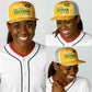 One Team One Game Guyana Baseball Net Cap Pride Of Guyana Green Version - African Pride