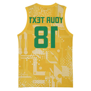 One Team One Game Guyana Football Custom Basketball Jersey Pride Of Guyana Green Version - African Pride