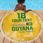 One Team One Game Guyana Football Custom Beach Blanket Pride Of Guyana Green Version - African Pride