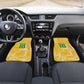 One Team One Game Guyana Football Custom Car Mats Pride Of Guyana Green Version - African Pride
