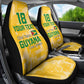 One Team One Game Guyana Football Custom Car Seat Cover Pride Of Guyana Green Version - African Pride