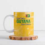 One Team One Game Guyana Football Custom Ceramic Mug Pride Of Guyana Yellow Version