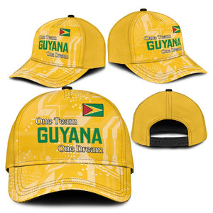 One Team One Game Guyana Classic Cap Pride Of Guyana Green Version - African Pride