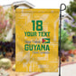 One Team One Game Guyana Football Custom Garden Flag Pride Of Guyana Green Version - African Pride