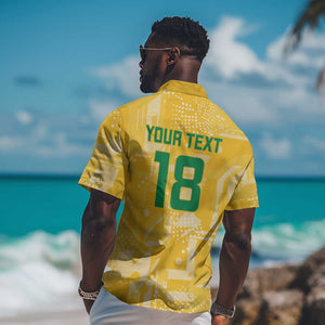One Team One Game Guyana Football Custom Hawaiian Shirt Pride Of Guyana Green Version - African Pride