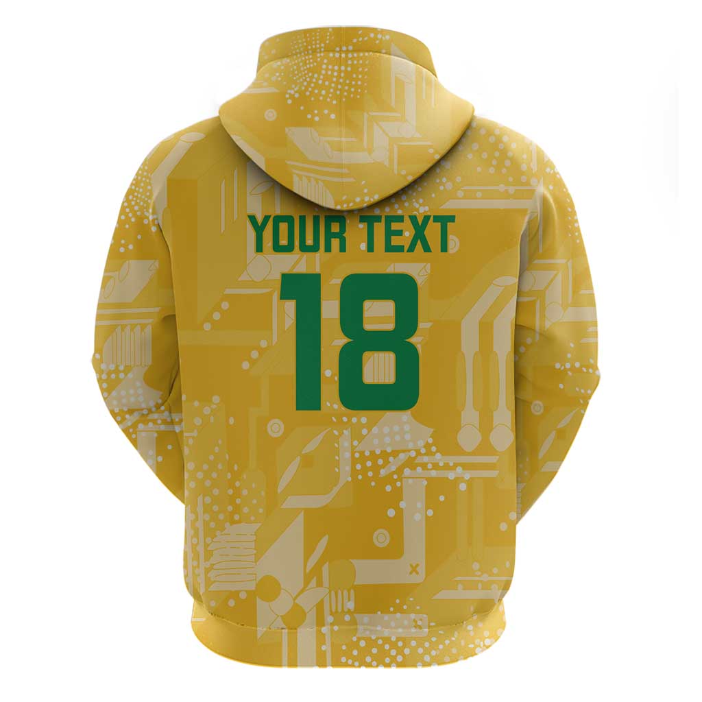 One Team One Game Guyana Football Custom Hoodie Pride Of Guyana Green Version - African Pride