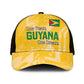 One Team One Game Guyana Mesh Trucker Cap Pride Of Guyana Green Version - African Pride