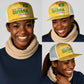 One Team One Game Guyana Mesh Trucker Cap Pride Of Guyana Green Version - African Pride
