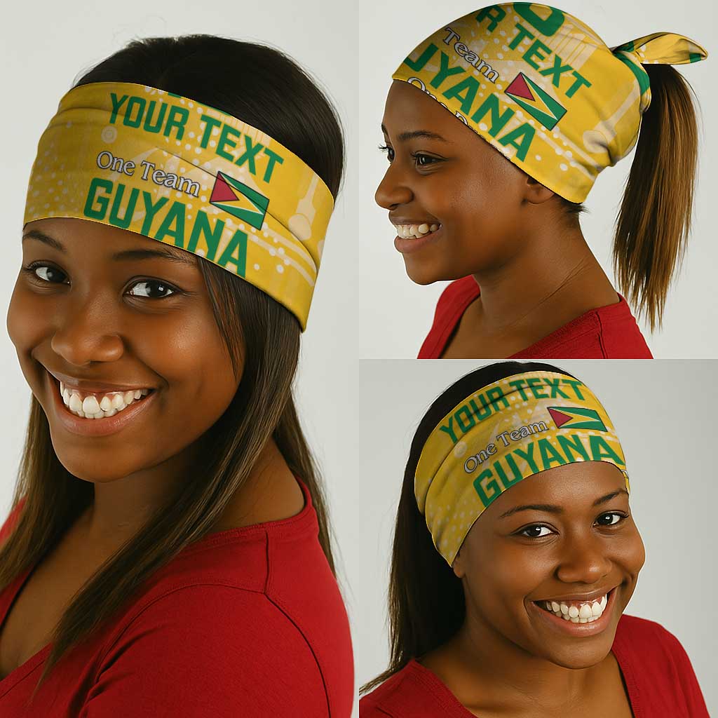 One Team One Game Guyana Football Custom Neck Gaiter Pride Of Guyana Green Version - African Pride