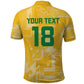 One Team One Game Guyana Football Custom Polo Shirt Pride Of Guyana Green Version - African Pride