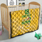 One Team One Game Guyana Football Custom Quilt Pride Of Guyana Green Version - African Pride