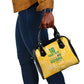 One Team One Game Guyana Football Custom Shoulder Handbag Pride Of Guyana Green Version - African Pride