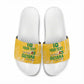 One Team One Game Guyana Football Custom Slide Sandals Pride Of Guyana Yellow Version