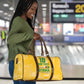 One Team One Game Guyana Football Custom Travel Bag Pride Of Guyana Yellow Version