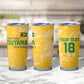 One Team One Game Guyana Football Custom Tumbler Cup Pride Of Guyana Green Version - African Pride