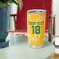 One Team One Game Guyana Football Custom Tumbler Cup Pride Of Guyana Green Version - African Pride