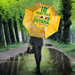 One Team One Game Guyana Football Custom Umbrella Pride Of Guyana Yellow Version
