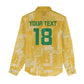 One Team One Game Guyana Football Custom Women Casual Shirt Pride Of Guyana Green Version - African Pride