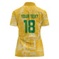 One Team One Game Guyana Football Custom Women Polo Shirt Pride Of Guyana Green Version - African Pride