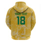 One Team One Game Guyana Football Custom Zip Hoodie Pride Of Guyana Green Version - African Pride