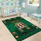 Personalized Afro-Jamaicans Merri Crissmuss Area Rug Coat Of Arms - Xmas