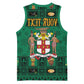 Personalized Afro-Jamaicans Merri Crissmuss Basketball Jersey Coat Of Arms - Xmas - African Pride