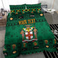 Personalized Afro-Jamaicans Merri Crissmuss Bedding Set Coat Of Arms - Xmas