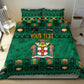 Personalized Afro-Jamaicans Merri Crissmuss Bedding Set Coat Of Arms - Xmas