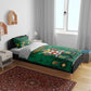 Personalized Afro-Jamaicans Merri Crissmuss Bedding Set Coat Of Arms - Xmas