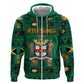 Personalized Afro-Jamaicans Merri Crissmuss Hoodie Coat Of Arms - Xmas