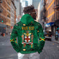 Personalized Afro-Jamaicans Merri Crissmuss Hoodie Coat Of Arms - Xmas