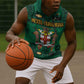 Personalized Afro-Jamaicans Merri Crissmuss Sleeveless Hoodie Coat Of Arms - Xmas - African Pride