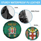 Personalized Afro-Jamaicans Merri Crissmuss Spare Tire Cover Coat Of Arms - Xmas