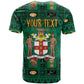 Personalized Afro-Jamaicans Merri Crissmuss T shirt Coat Of Arms - Xmas