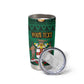 Personalized Afro-Jamaicans Merri Crissmuss Tumbler Cup Coat Of Arms - Xmas