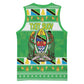 Personalized Afro Tanzania Christmas Basketball Jersey Heri ya Krismasi With Coat Of Arms - African Pride