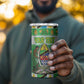 Personalized Afro Tanzania Christmas 4 in 1 Can Cooler Tumbler Heri ya Krismasi With Coat Of Arms