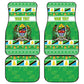 Personalized Afro Tanzania Christmas Car Mats Heri ya Krismasi With Coat Of Arms