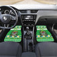 Personalized Afro Tanzania Christmas Car Mats Heri ya Krismasi With Coat Of Arms