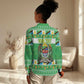 Personalized Afro Tanzania Christmas Women Casual Shirt Heri ya Krismasi With Coat Of Arms LT18