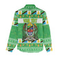 Personalized Afro Tanzania Christmas Women Casual Shirt Heri ya Krismasi With Coat Of Arms LT18