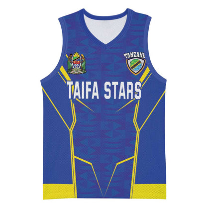 Custom Afro Tanzania Football Basketball Jersey Taifa Stars Go Champion - African Pride