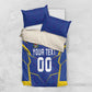 Custom Afro Tanzania Football Bedding Set Taifa Stars Go Champion
